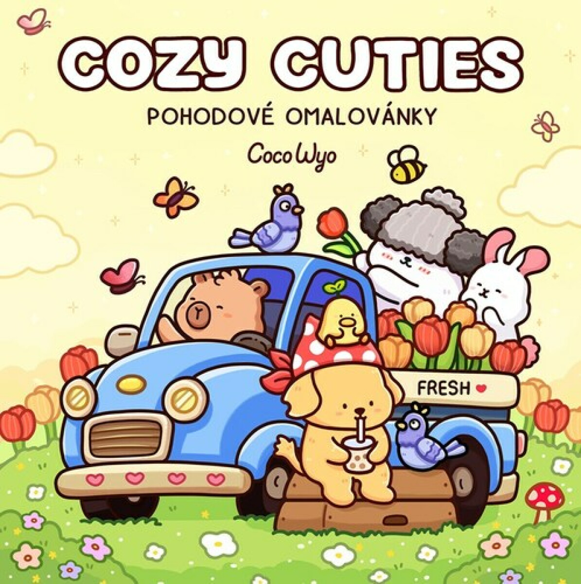 Kniha Coco Wyo Cozy cuties - Pohodové omalovánky