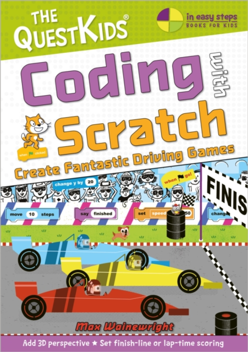 Kniha Coding with Scratch - Create Fantastic Driving Games