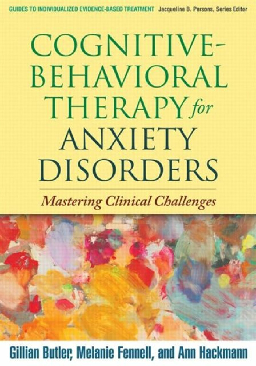 Kniha Cognitive-Behavioral Therapy for Anxiety Disorders