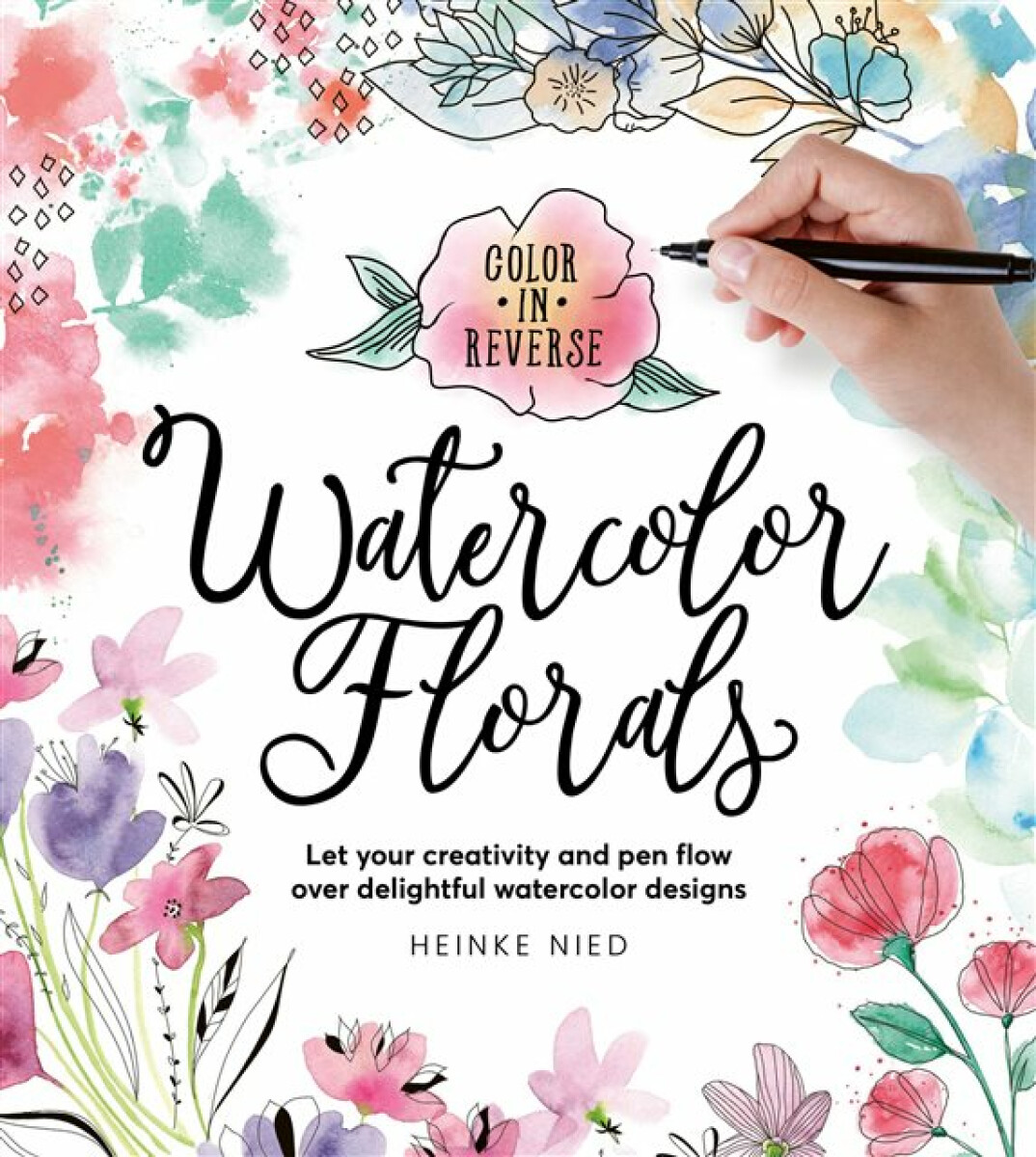 Kniha Color in Reverse: Watercolor Florals