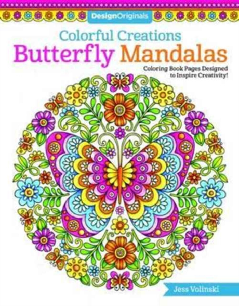 Kniha Colorful Creations Butterfly Mandalas