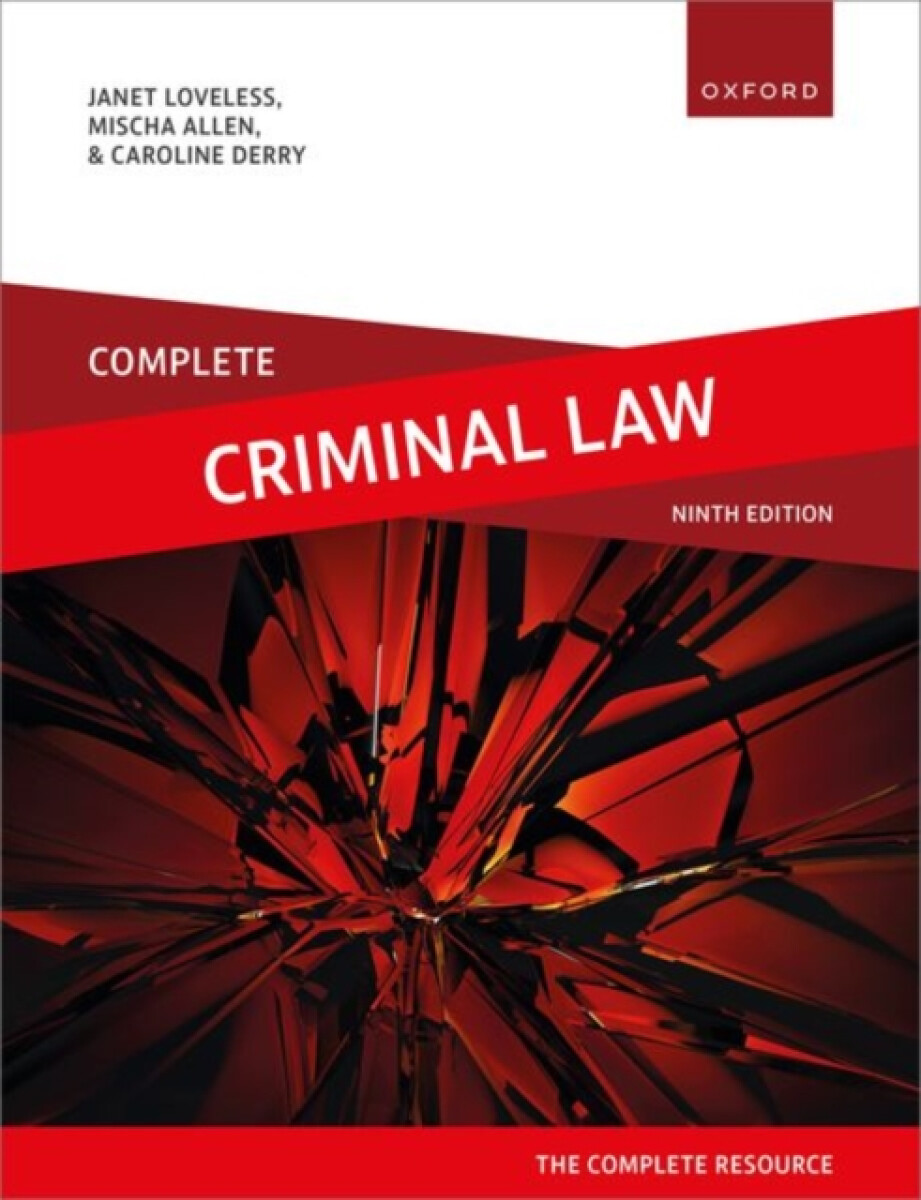 Kniha Complete Criminal Law