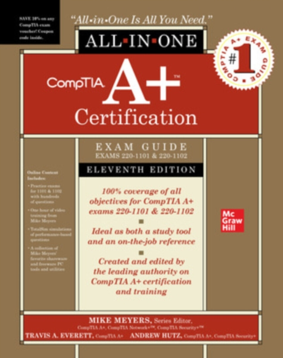 Kniha CompTIA A+ Certification All-in-One Exam Guide, Eleventh Edition (Exams 220-1101 a 220-1102)