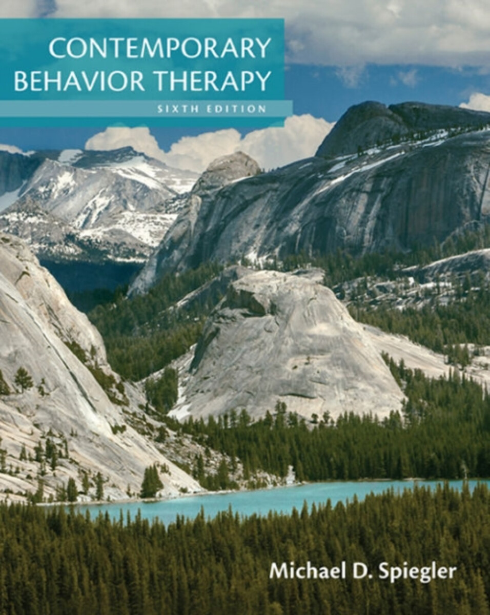 Kniha Contemporary Behavior Therapy