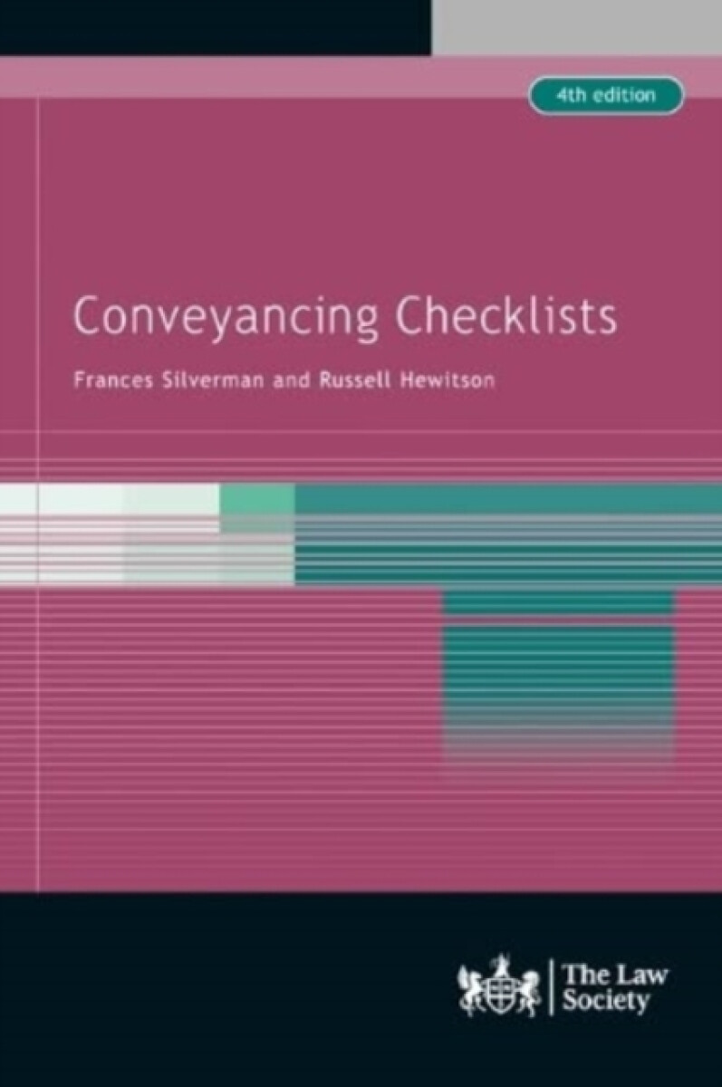 Kniha Conveyancing Checklists