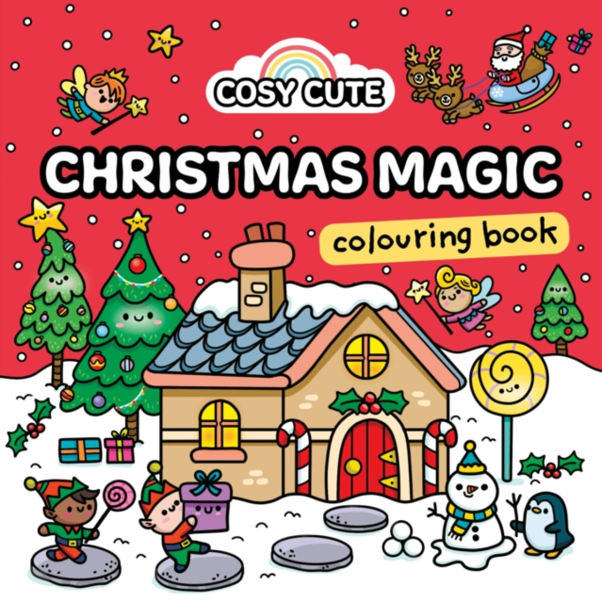 Kniha Cosy Cute Christmas Magic: Colouring Book
