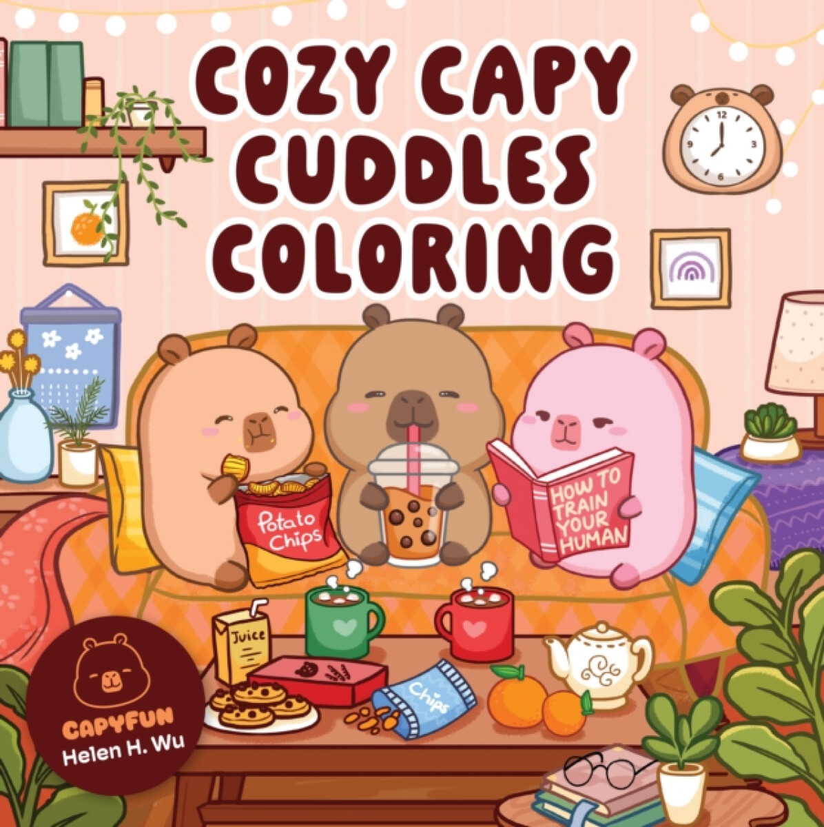Kniha Cozy Capy Cuddles Coloring