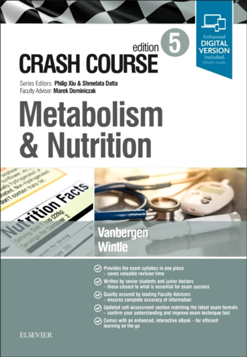 Kniha Crash Course Metabolism and Nutrition