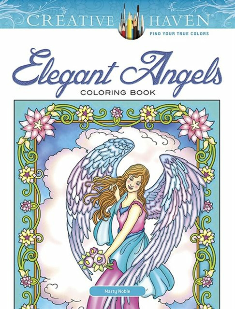 Kniha Creative Haven Angels Coloring Book