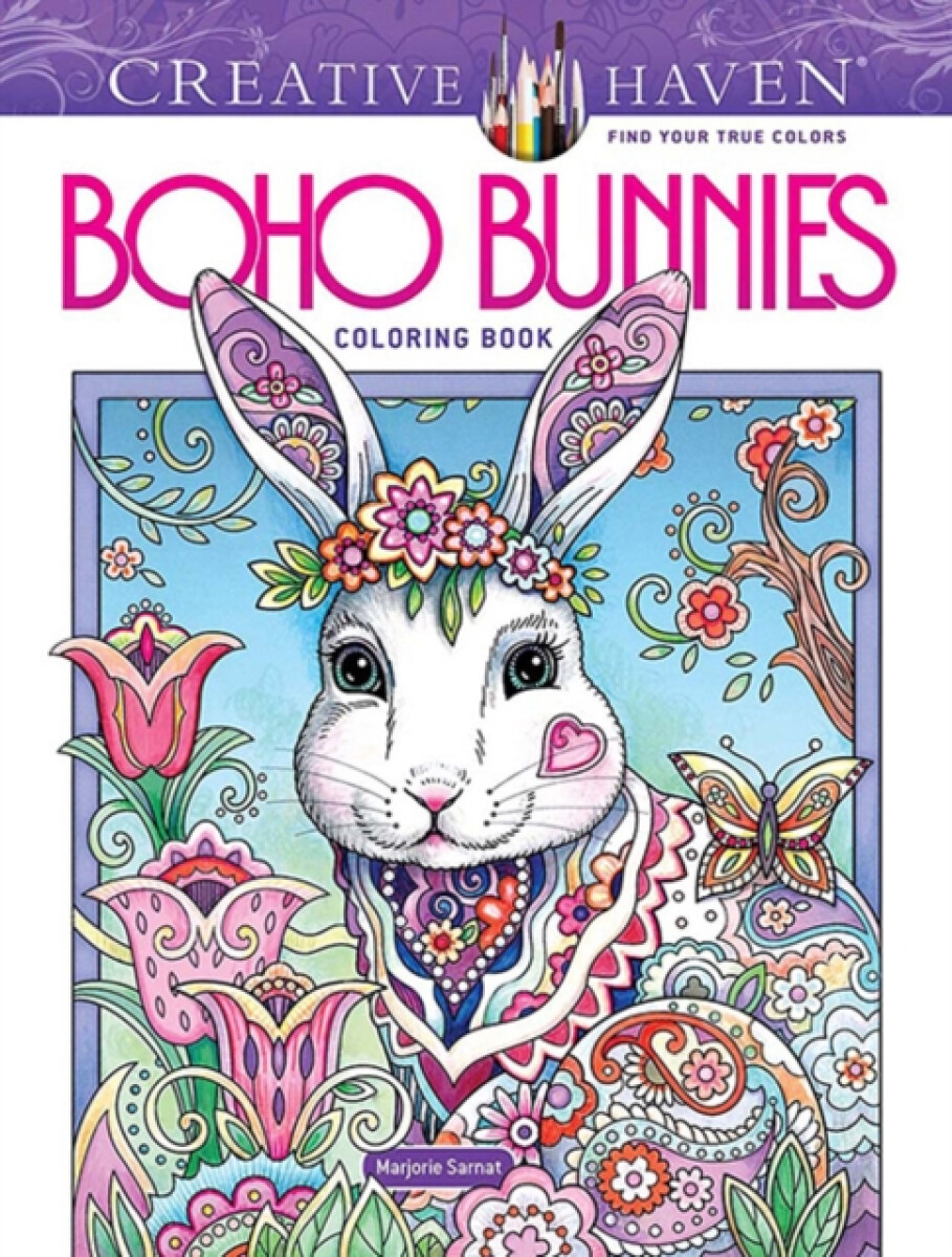 Kniha Creative Haven Boho Bunnies Coloring Book