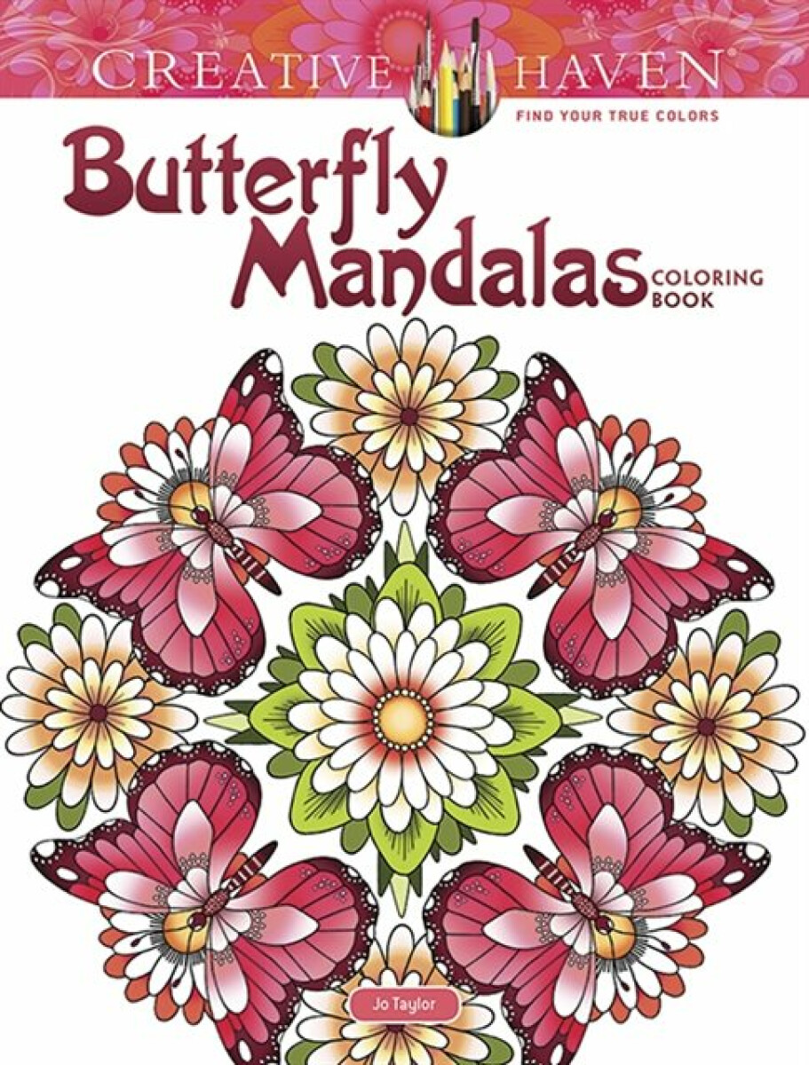 Kniha Creative Haven Butterfly Mandalas Coloring Book