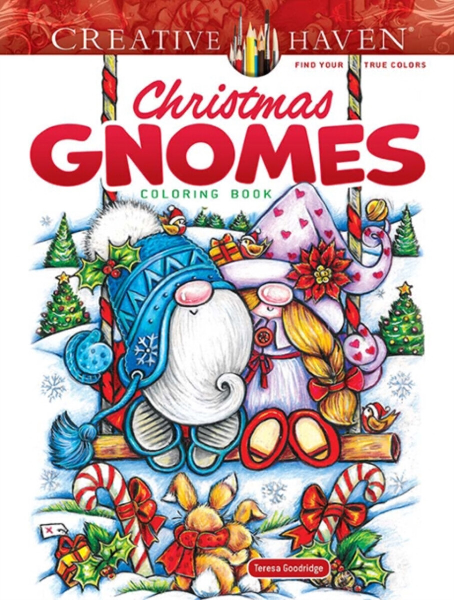 Kniha Creative Haven Christmas Gnomes Coloring Book