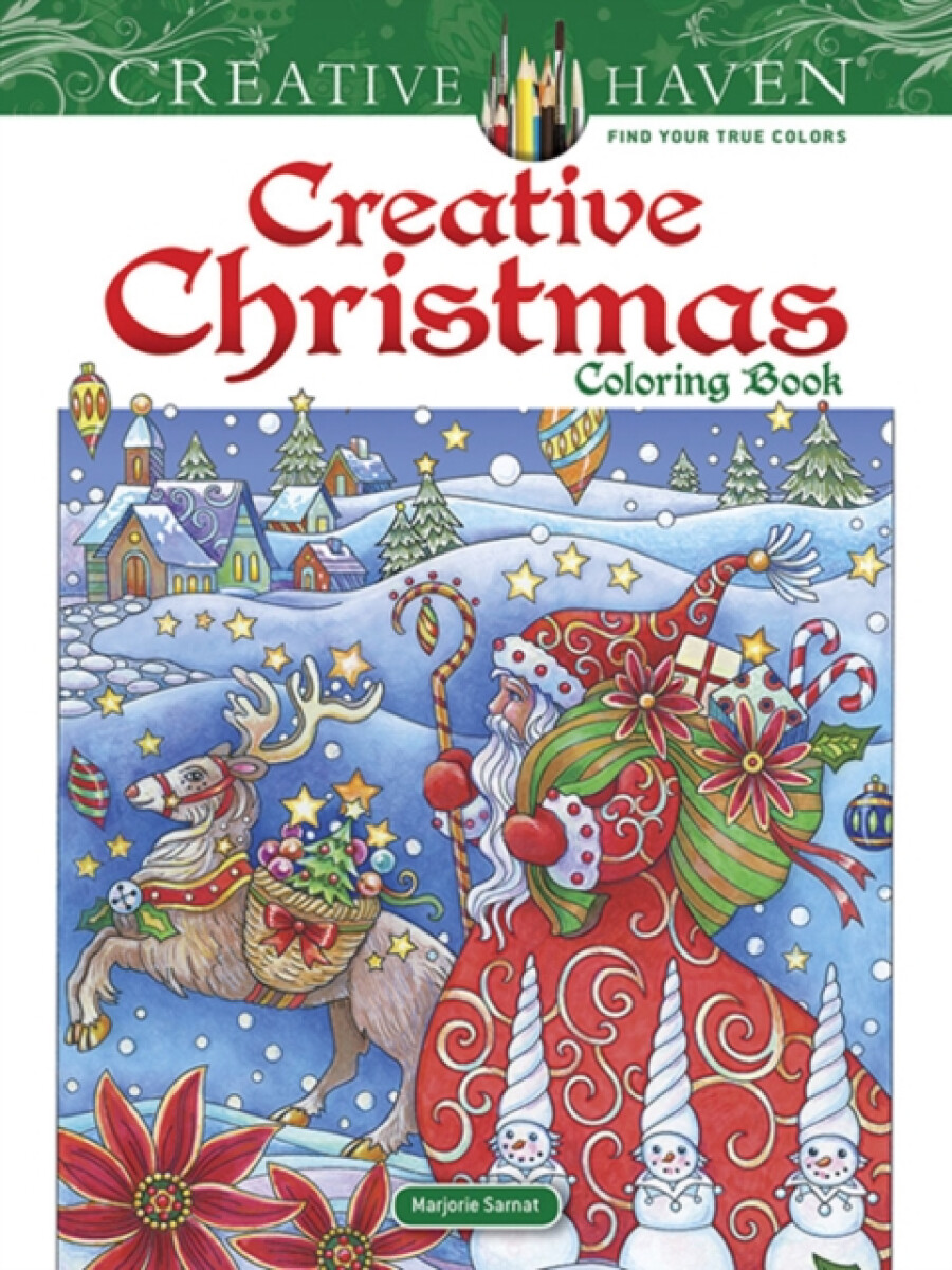 Kniha Creative Haven Creative Christmas Coloring Book
