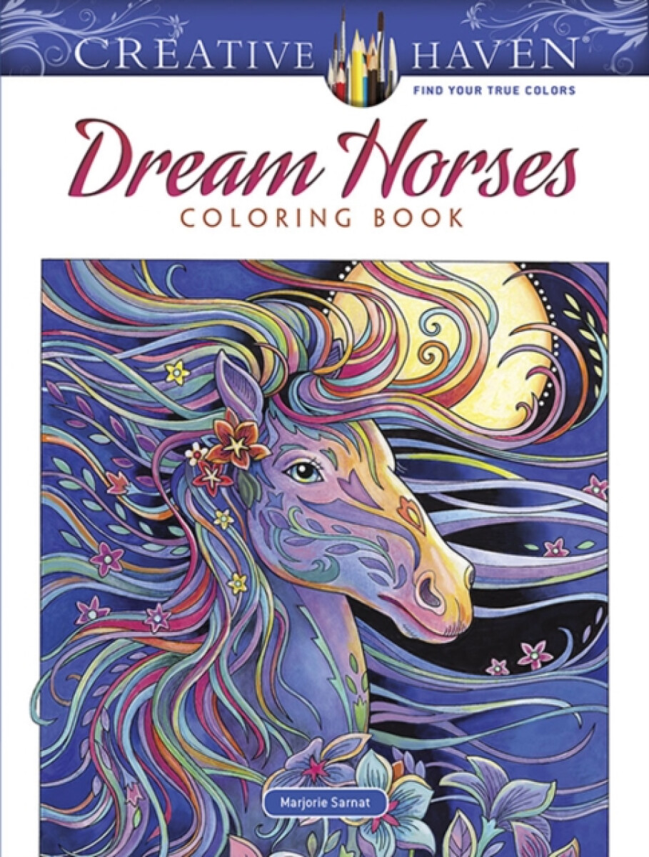 Kniha Creative Haven Dream Horses Coloring Book
