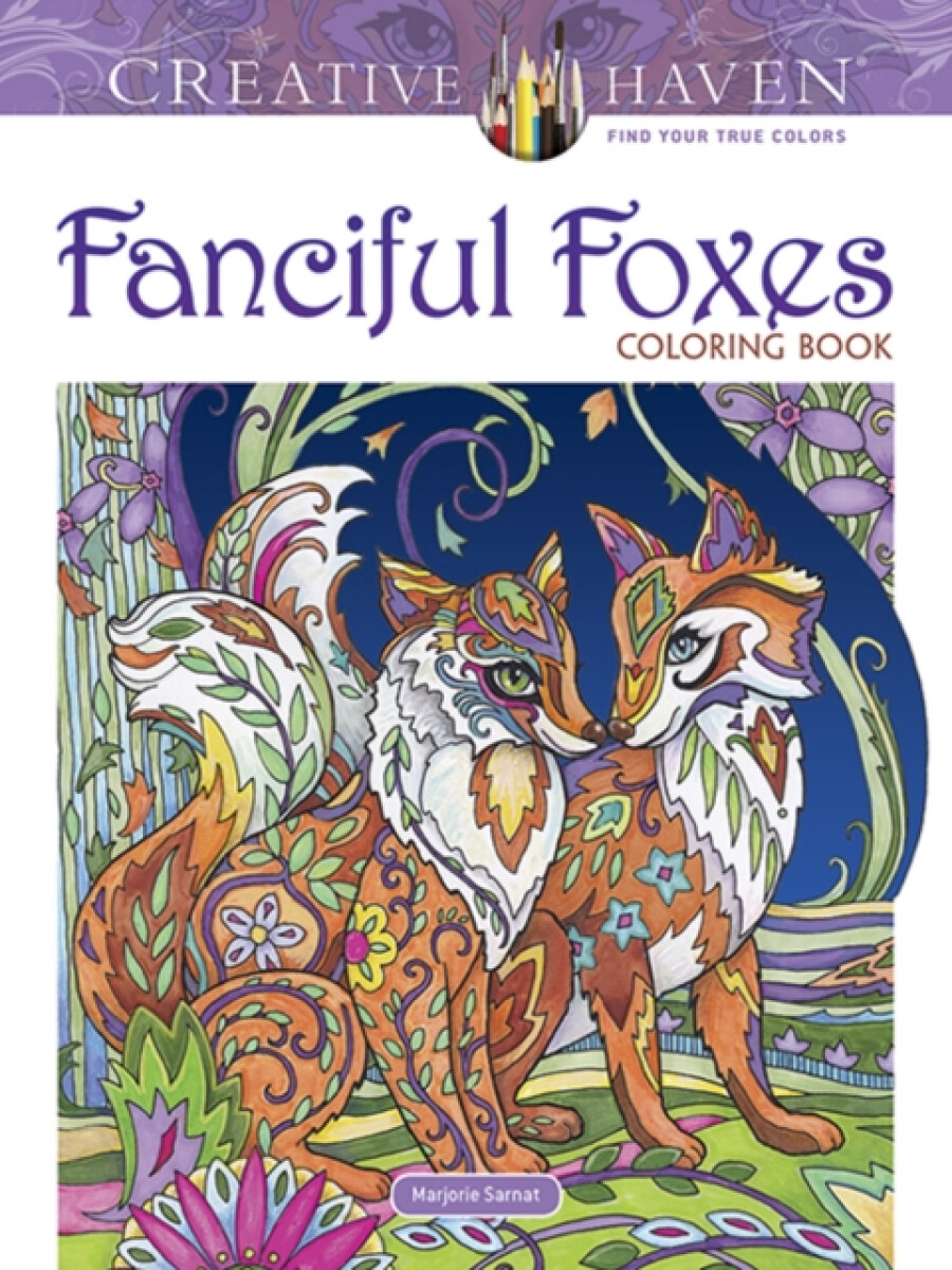 Kniha Creative Haven Fanciful Foxes Coloring Book