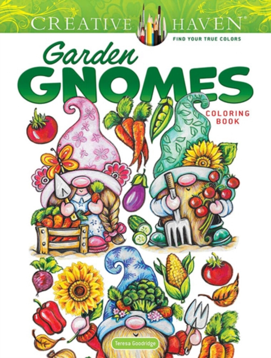 Kniha Creative Haven Garden Gnomes Coloring Book