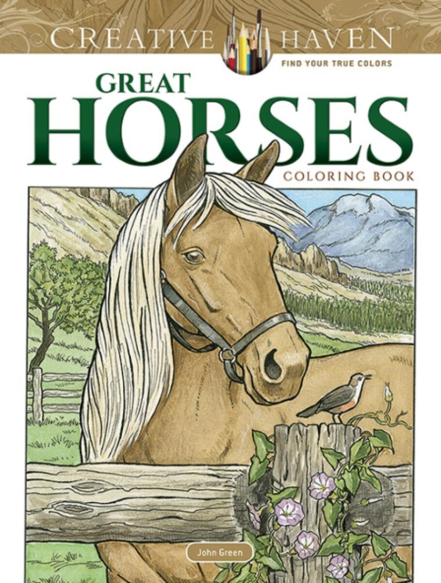 Kniha Creative Haven Great Horses Coloring Book