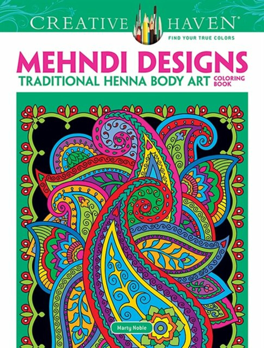 Kniha Creative Haven Mehndi Designs Coloring Book