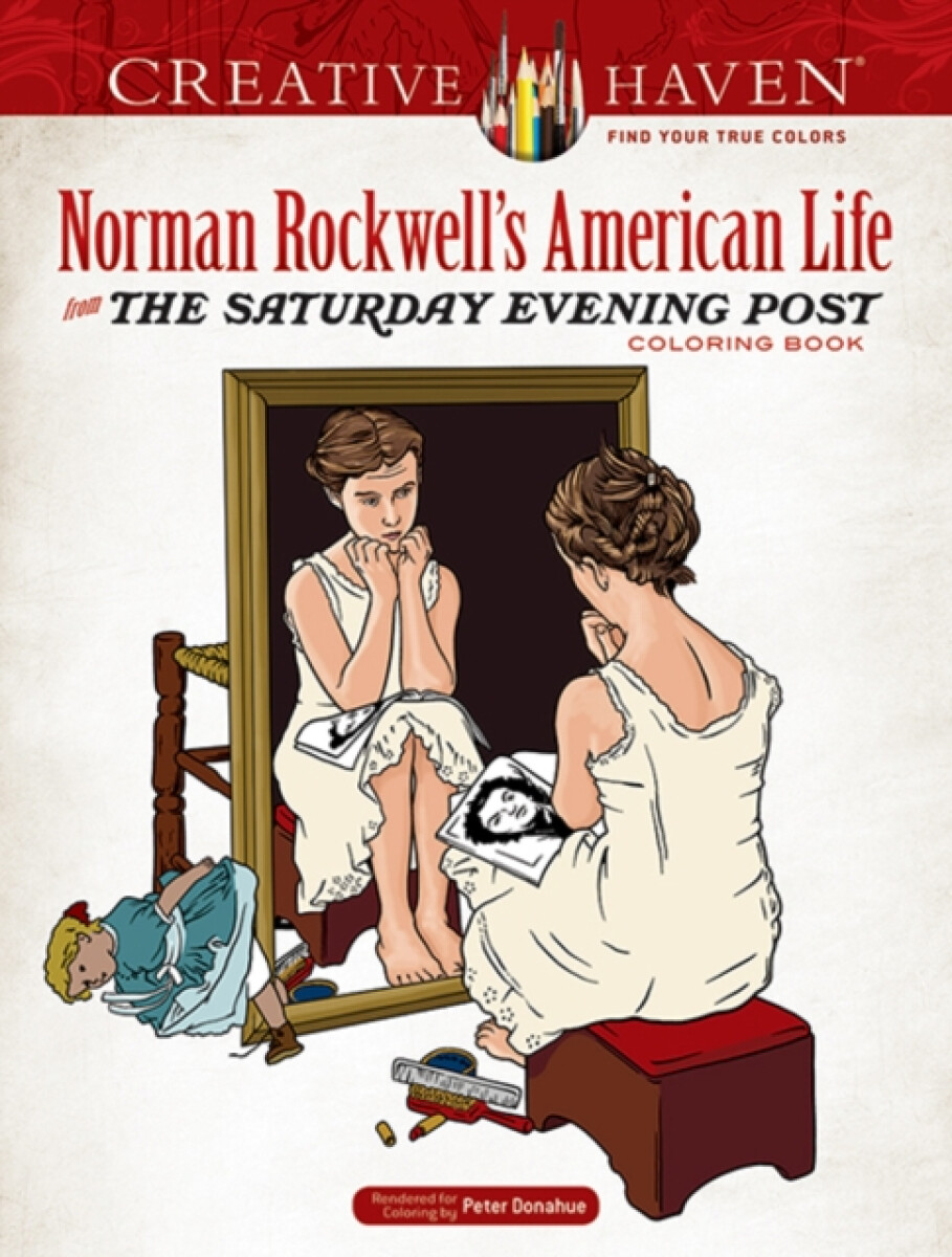 Kniha Creative Haven Norman Rockwell's American Life from the Saturday Evening Post Coloring Book