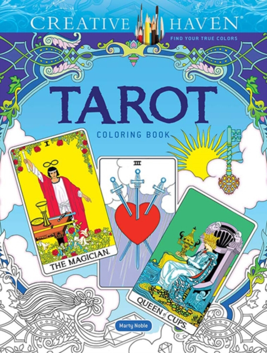 Kniha Creative Haven Tarot Coloring Book