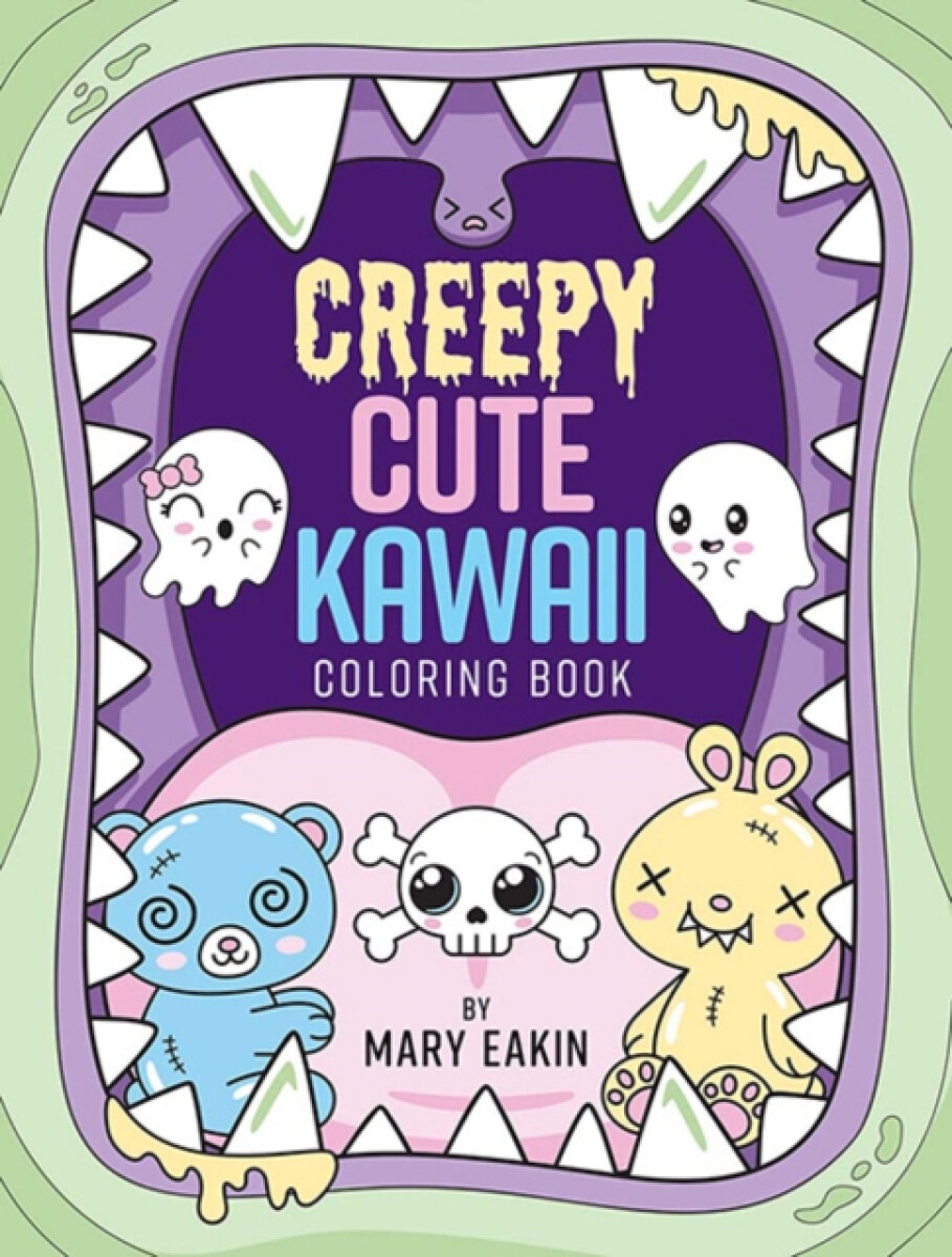 Kniha Creepy Cute Kawaii Coloring Book