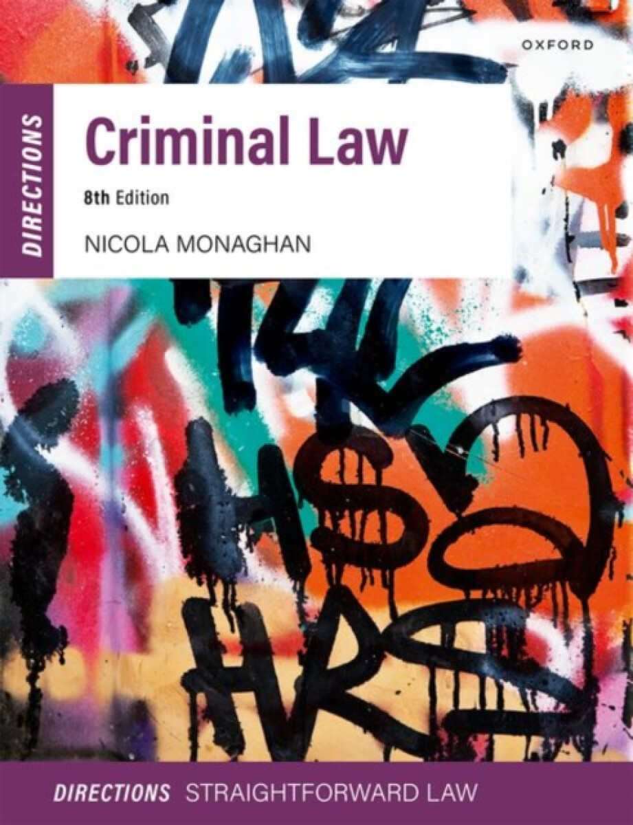 Kniha Criminal Law Directions