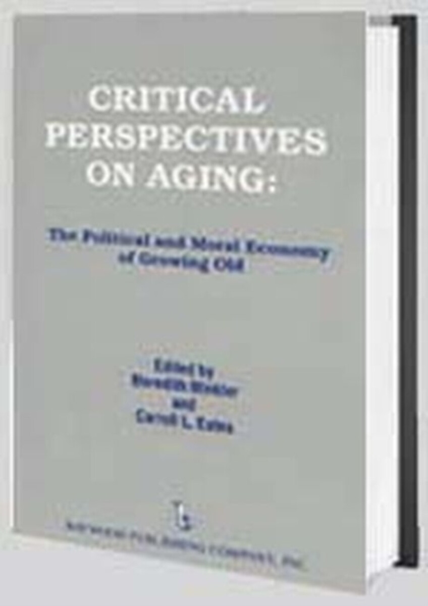Kniha Critical Perspectives on Aging