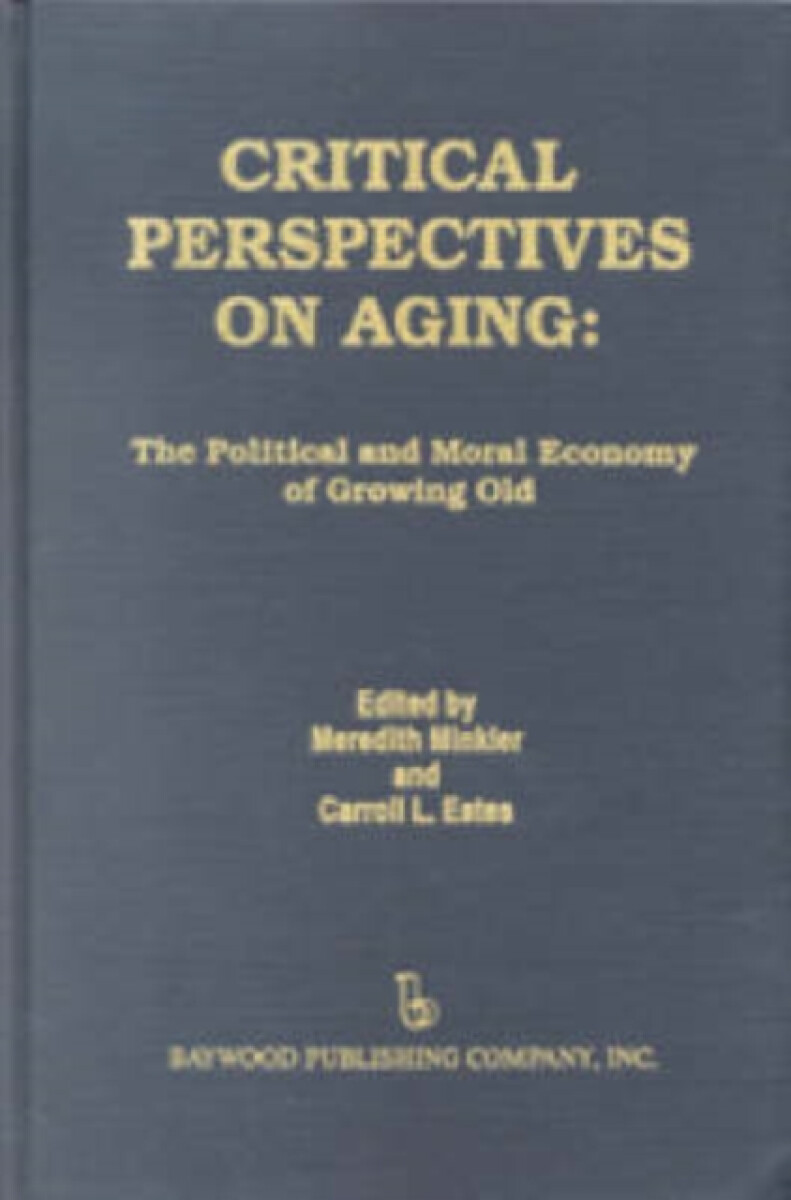 Kniha Critical Perspectives on Aging