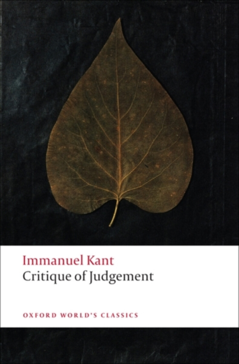 Kniha Critique of Judgement