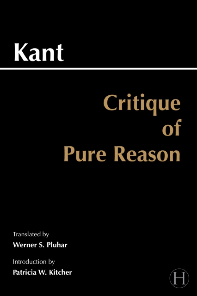 Kniha Critique of Pure Reason