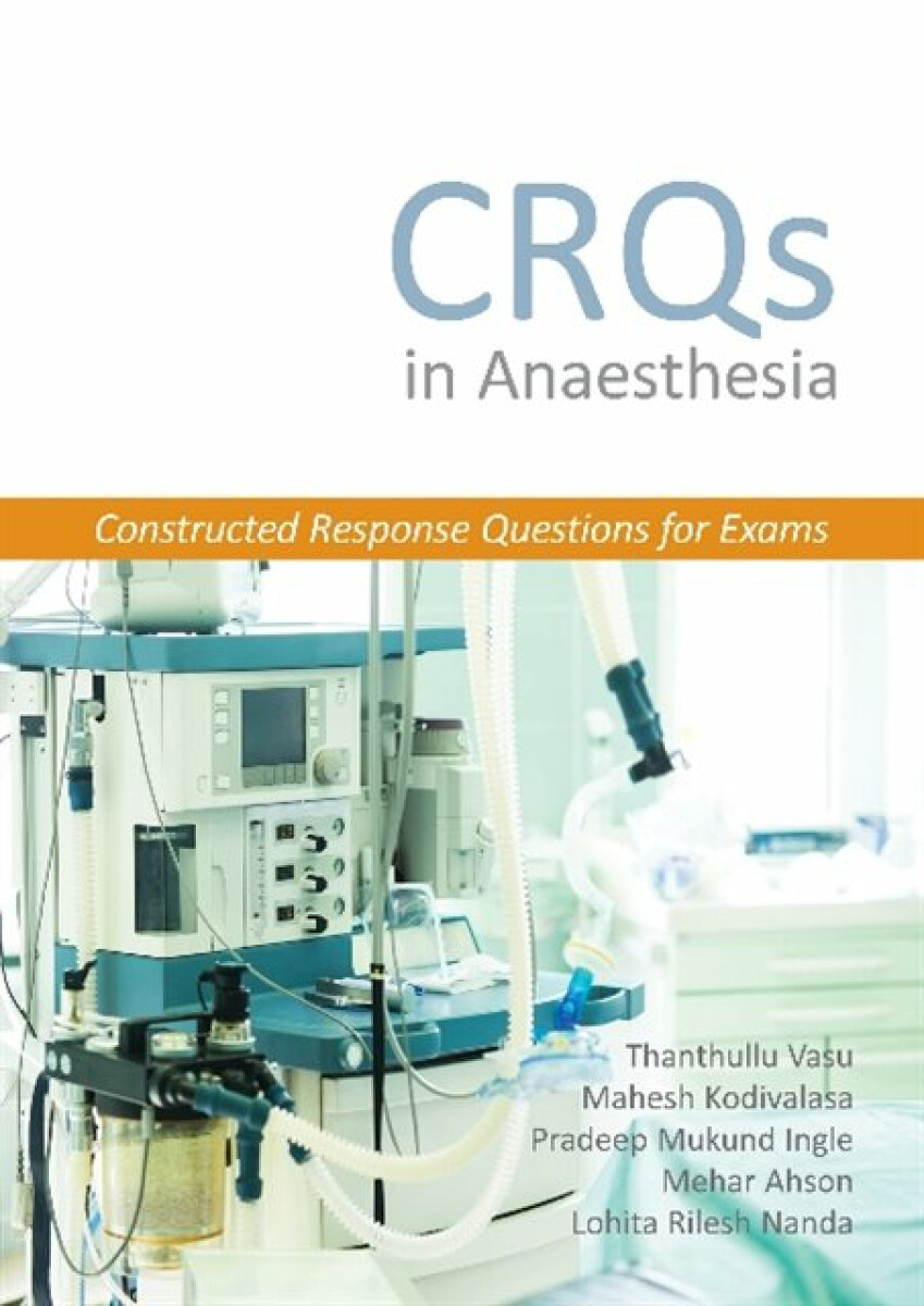 Kniha CRQs in Anaesthesia - Constructed Response Questions for Exams