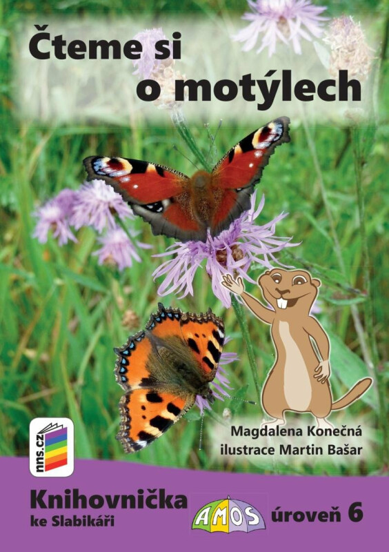 Kniha Čteme si o motýlech (Knihovnička ke Slabikáři AMOS)