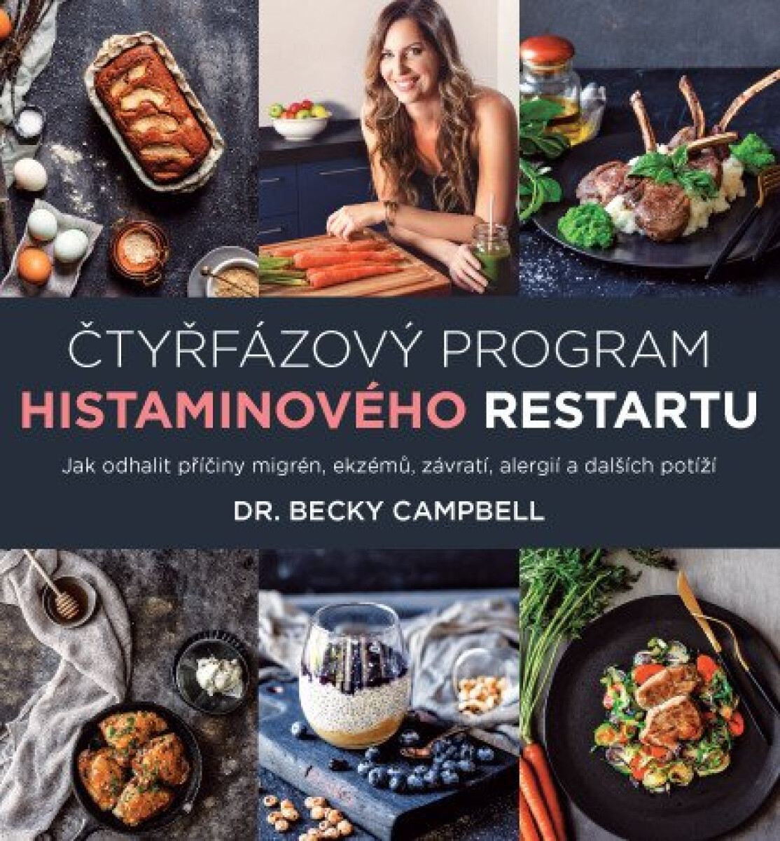 Kniha Čtyřfázový program histaminového restartu. Jak odhalit příčiny migrén, ekzémů, závratí, alergií a dalších potíží