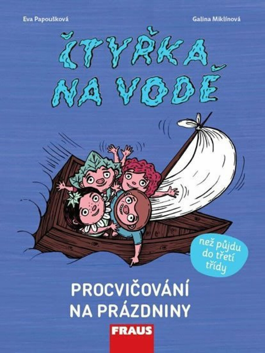 Kniha Čtyřka na vodě - Procvičování na prázdniny