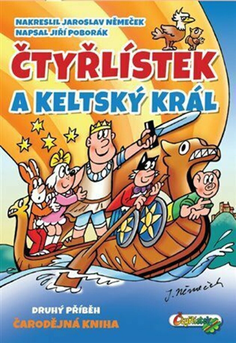 Kniha Čtyřlístek a keltský král