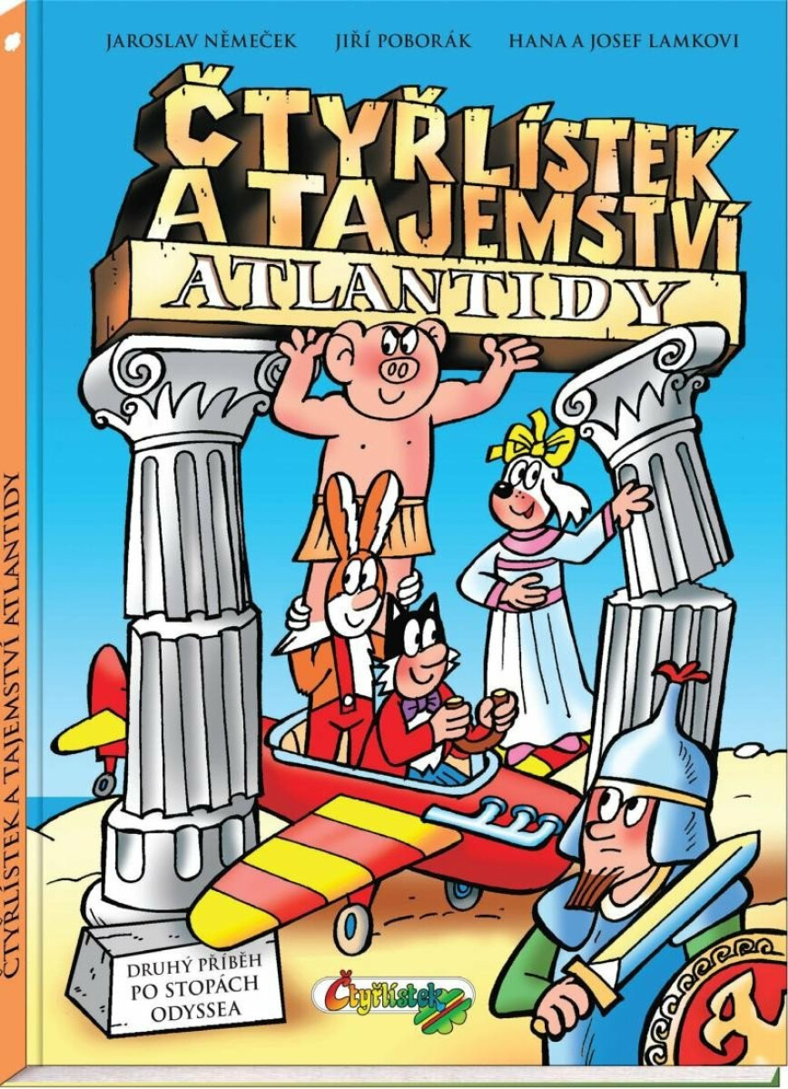 Kniha Čtyřlístek a tajemství Atlantidy