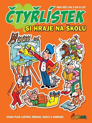 Kniha Čtyřlístek si hraje na školu