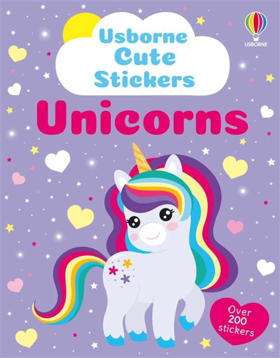 Kniha Cute Stickers Unicorns
