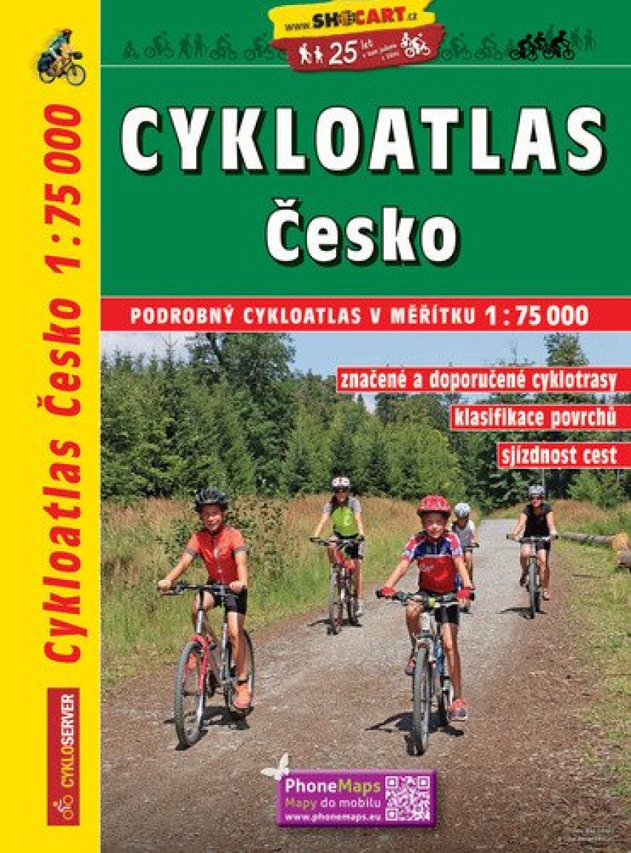 Levně Cykloatlas Česko 1:75 000
