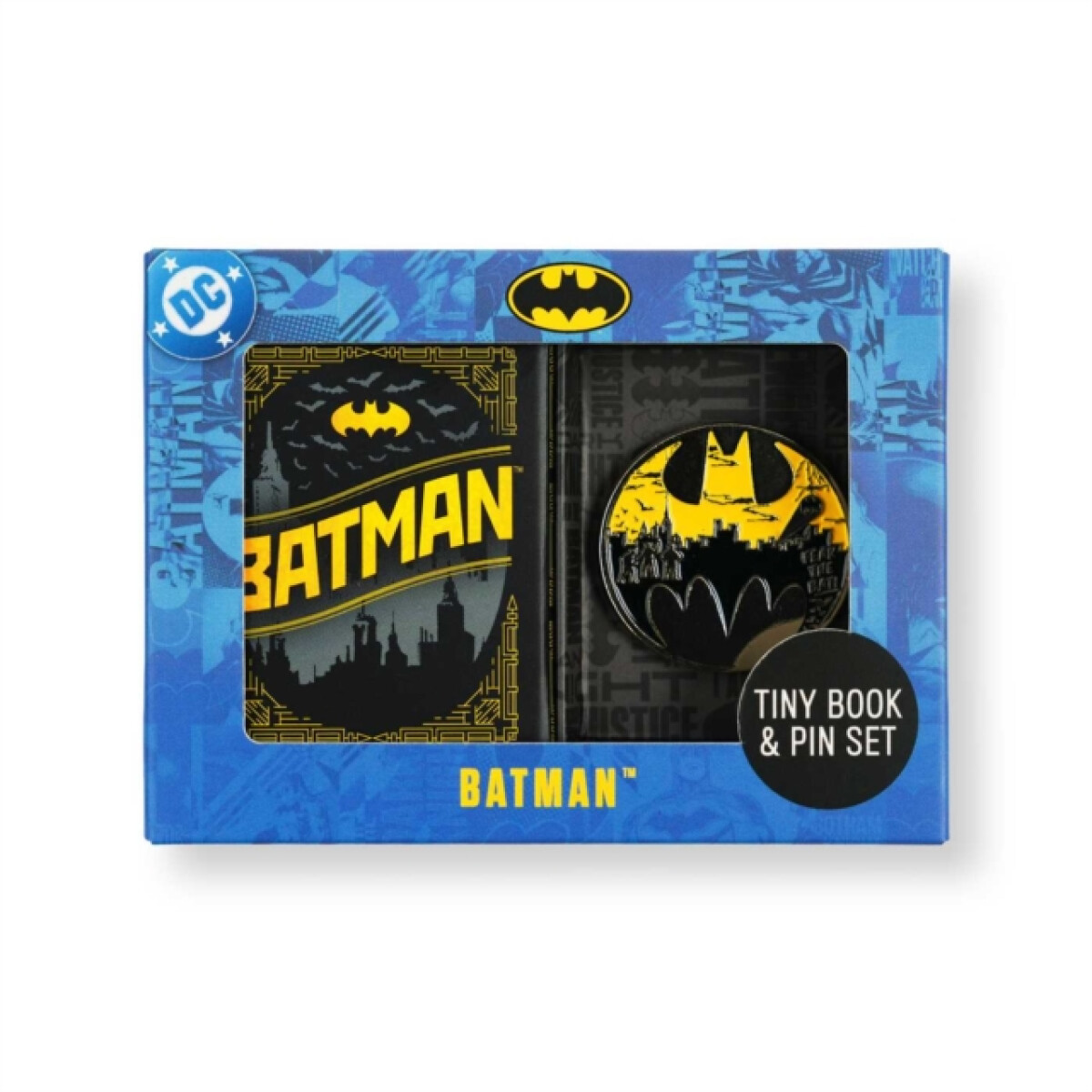 Kniha DC Comics: Batman Tiny Book and Pin Set
