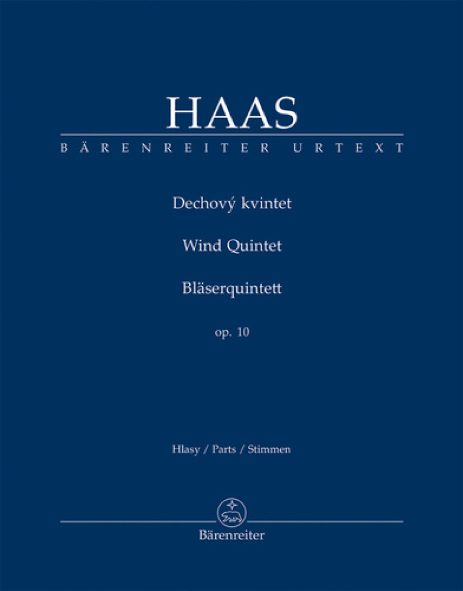 Kniha Dechový kvintet op. 10