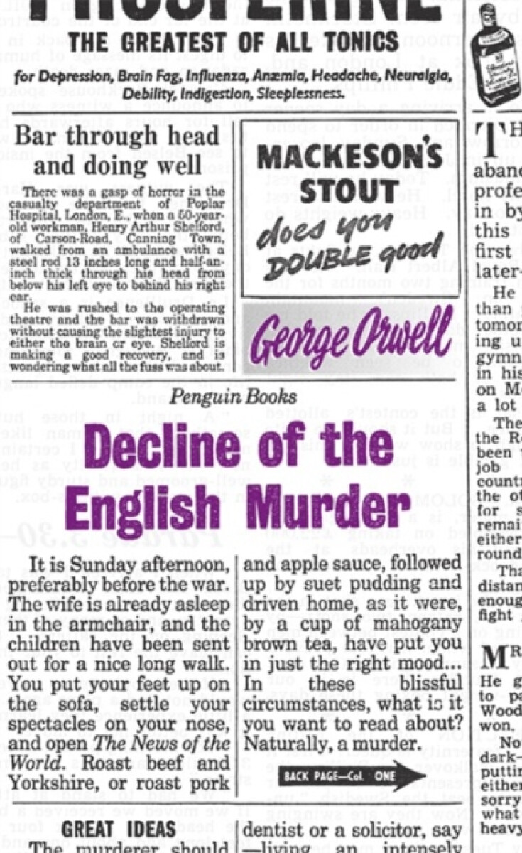 Kniha Decline of the English Murder