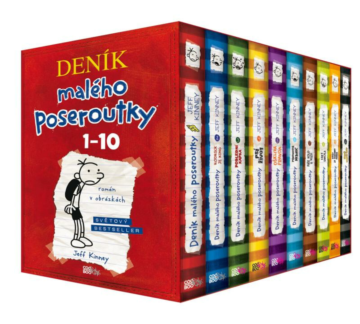 Kniha Deník malého poseroutky BOX 1-10