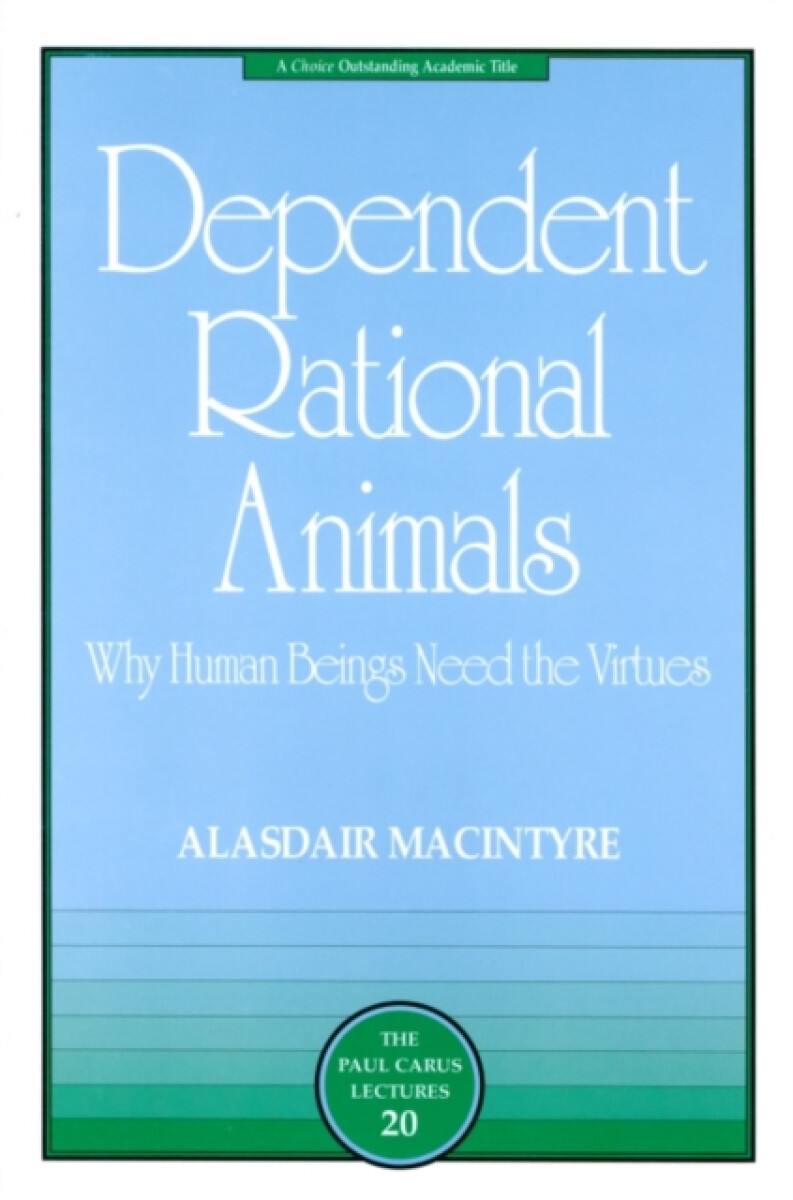 Kniha Dependent Rational Animals