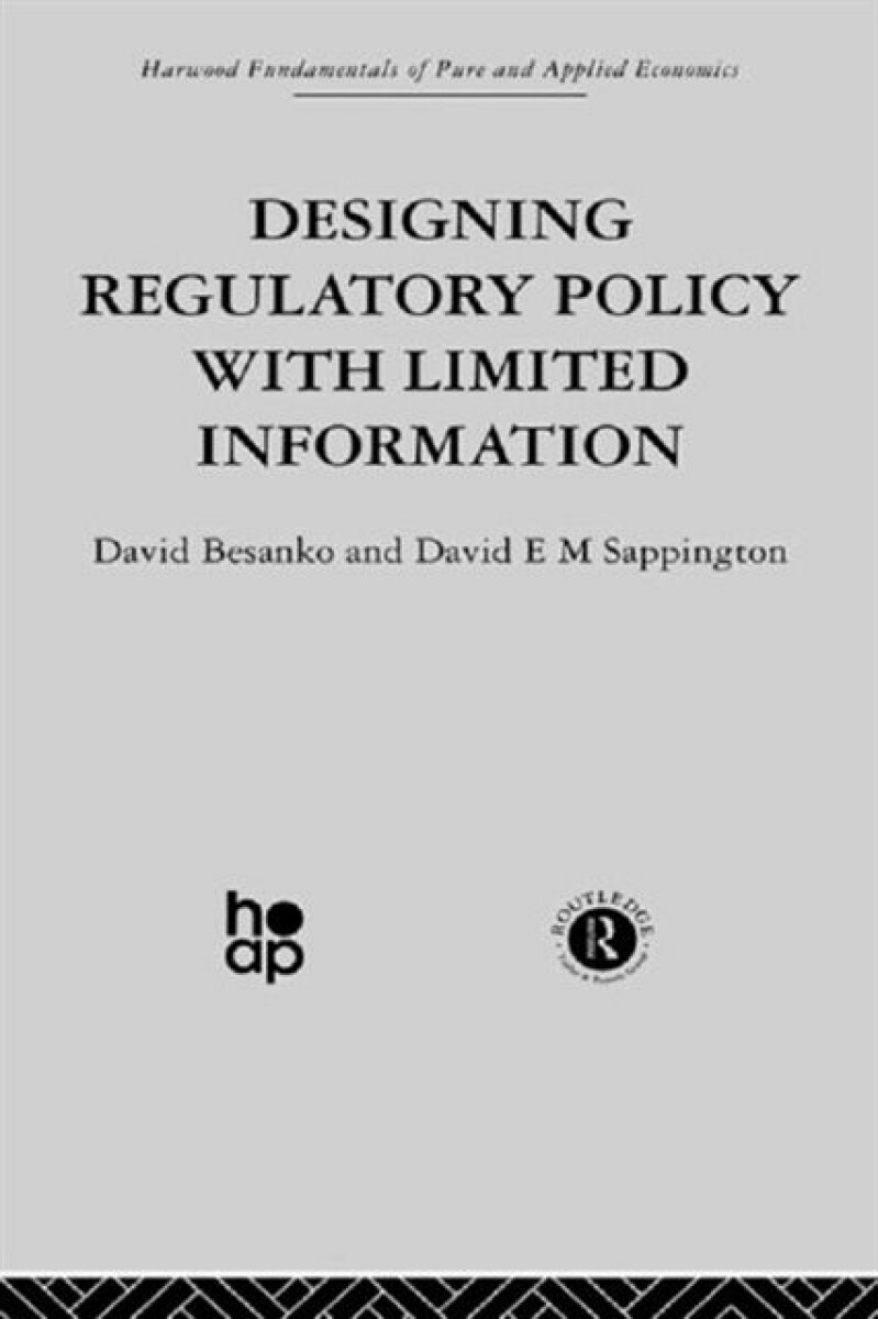 Kniha Designing Regulatory Policy with Limited Information