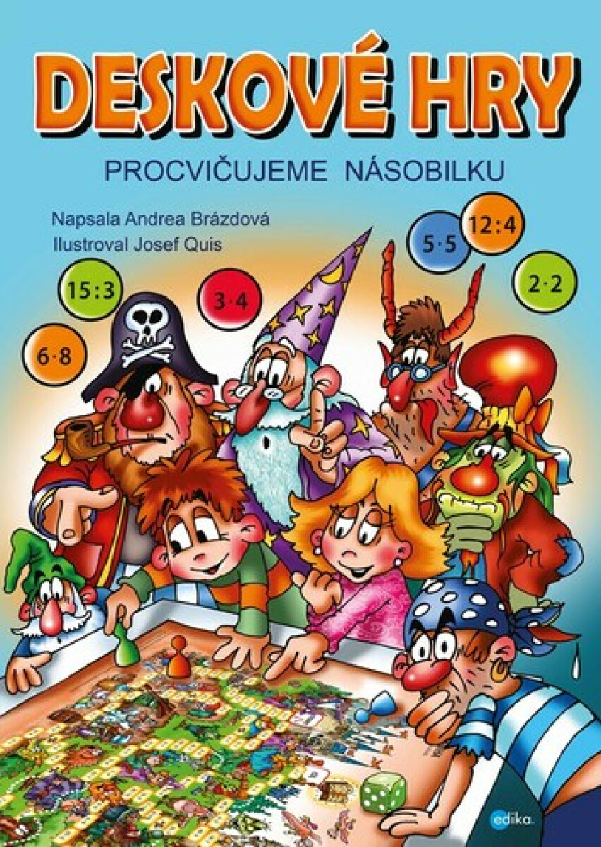 Kniha Deskové hry. Procvičujeme násobilku