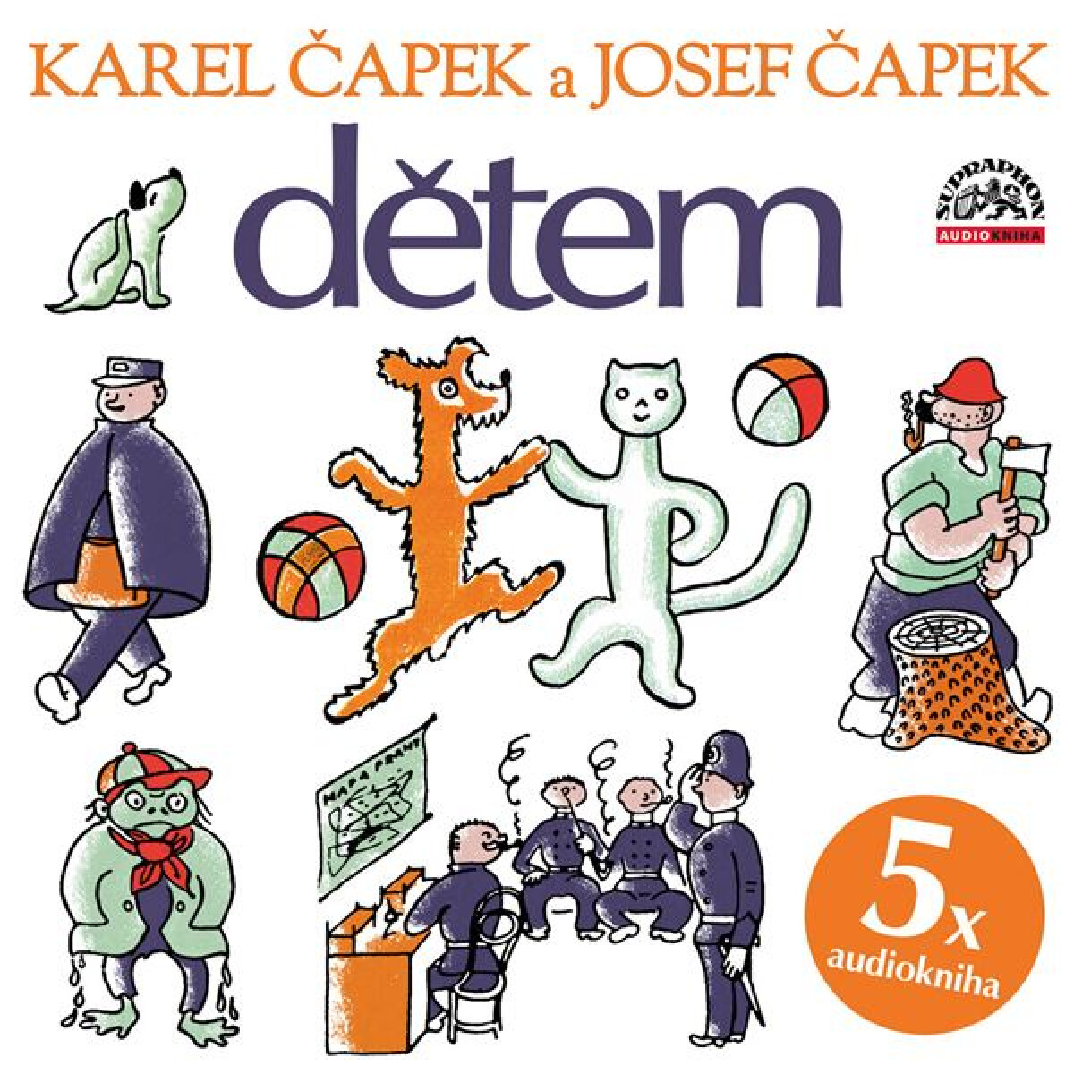 Levně Dětem - Karel Čapek, Josef Čapek - audiokniha
