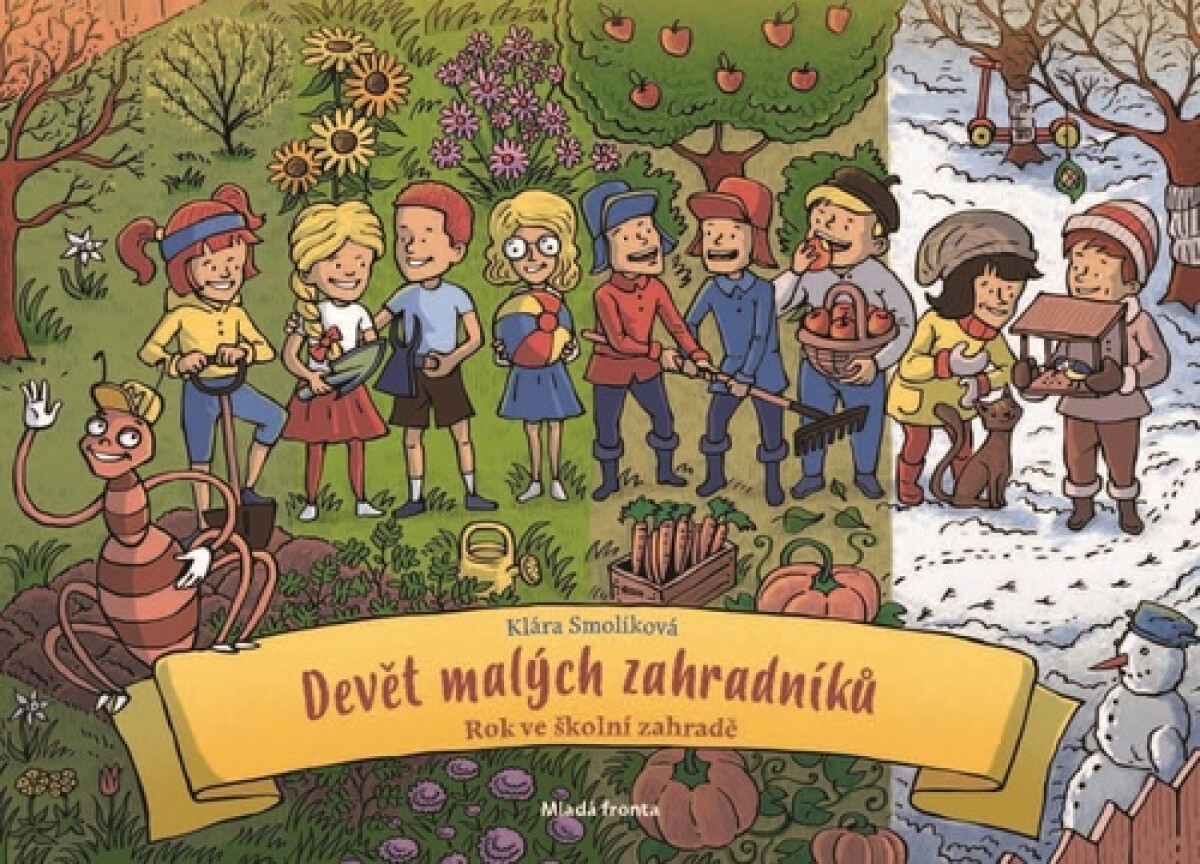 Kniha Devět malých zahradníků