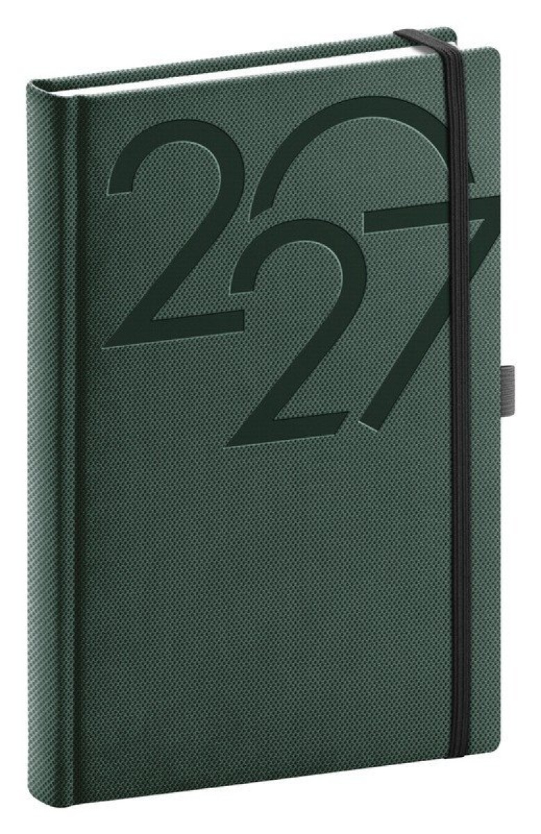 Notique dennÍ diář Ajax 2027 zelený 15 × 21 cm
