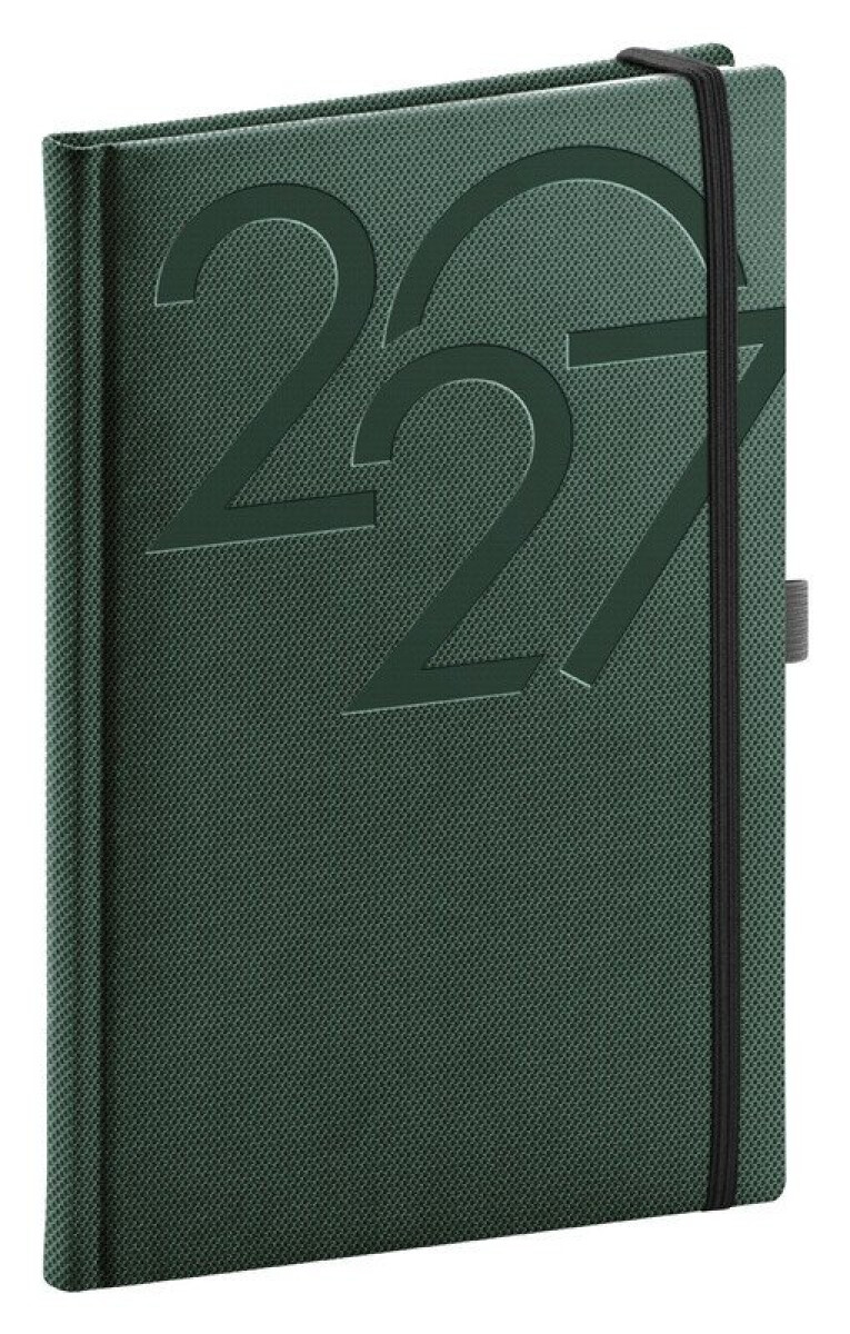Notique Ajax týdenní diář 2027 zelený 15 × 21 cm